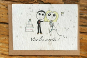 les cartes de Lulu "vive les mariés"(couple)